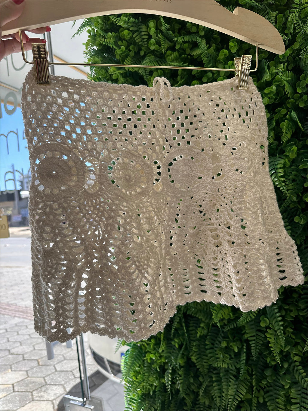 Saia Porto crochê
