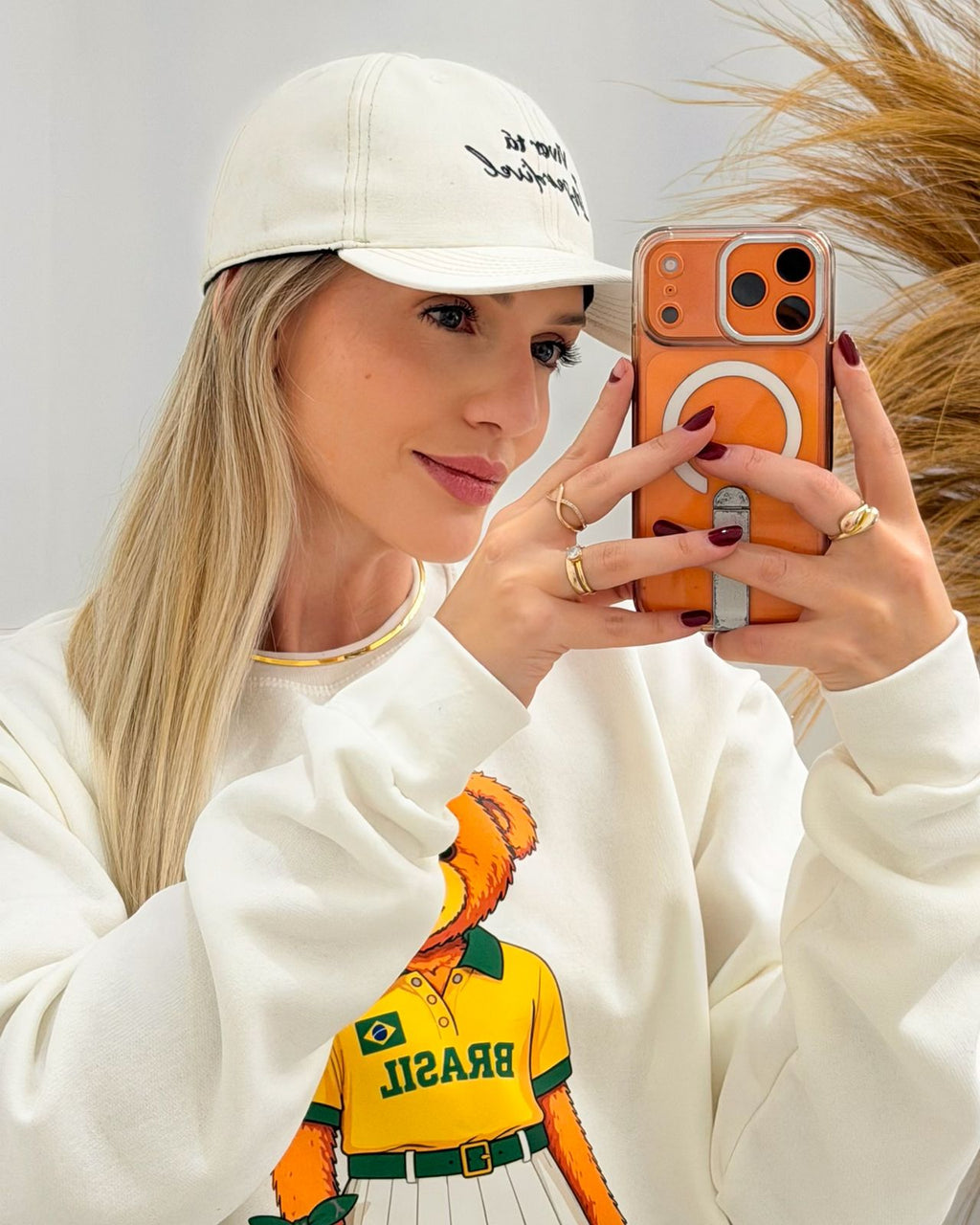 Boné Viver Bege Claro 134691