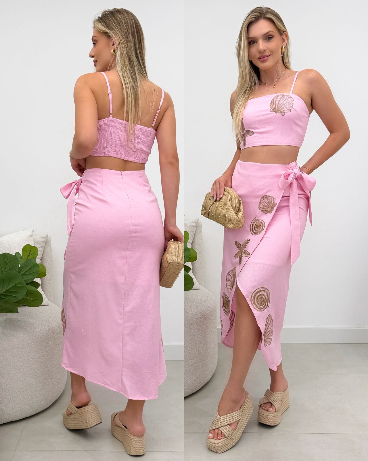 Conjunto Ediane Rosa 120162