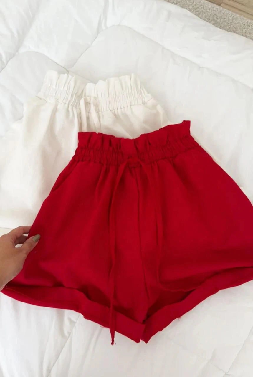 Short Diniz linho