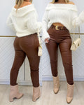 Calça Resinada Alana Chocolate 134211