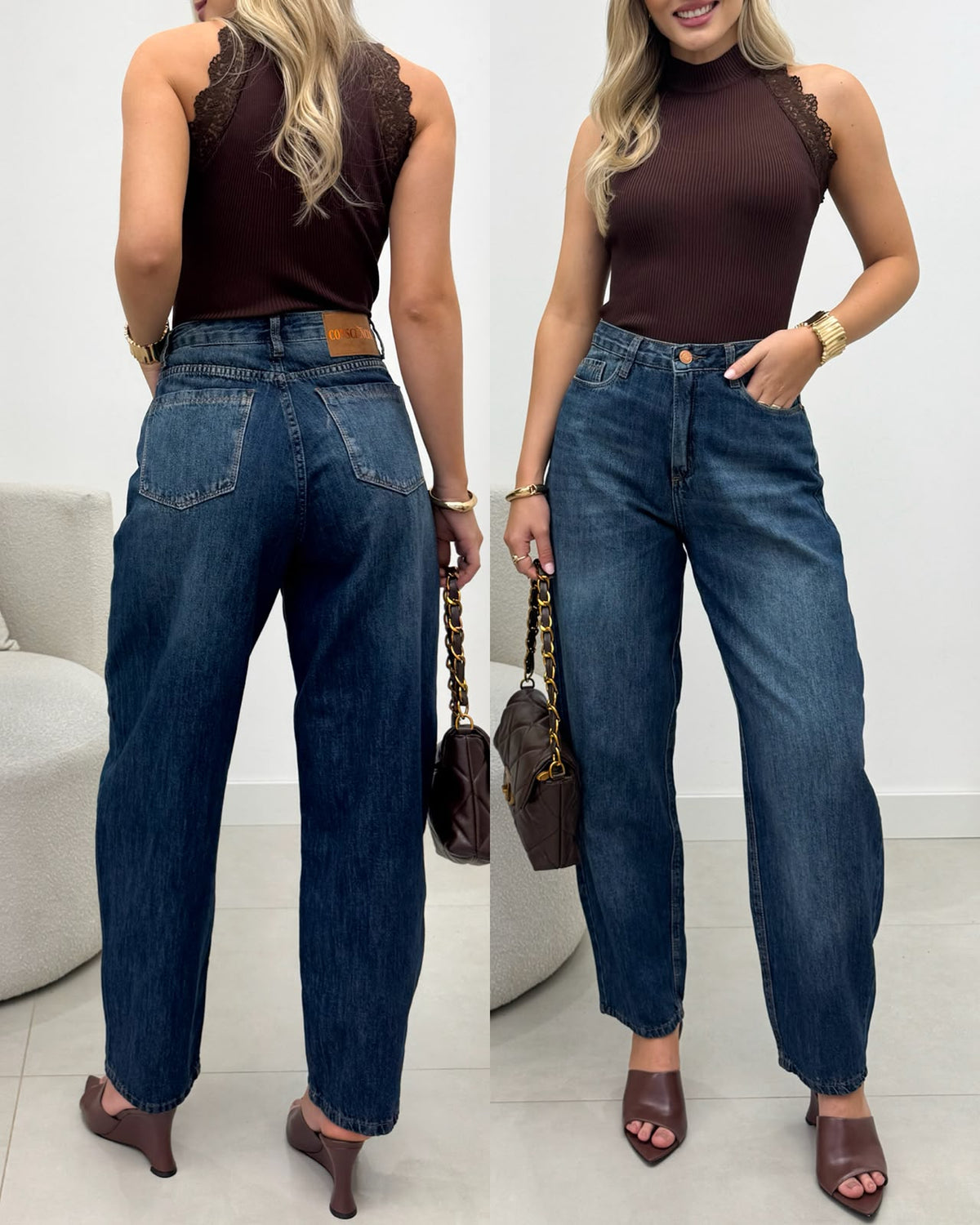 Calça Jeans Conciência Yasmim 135987