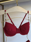 Meia Taça Tulum vermelho (CALCINHA NÃO INCLUSO)