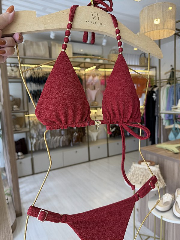 Cortininha Tulum vermelho ( CALCINHA NÃO INCLUSO)