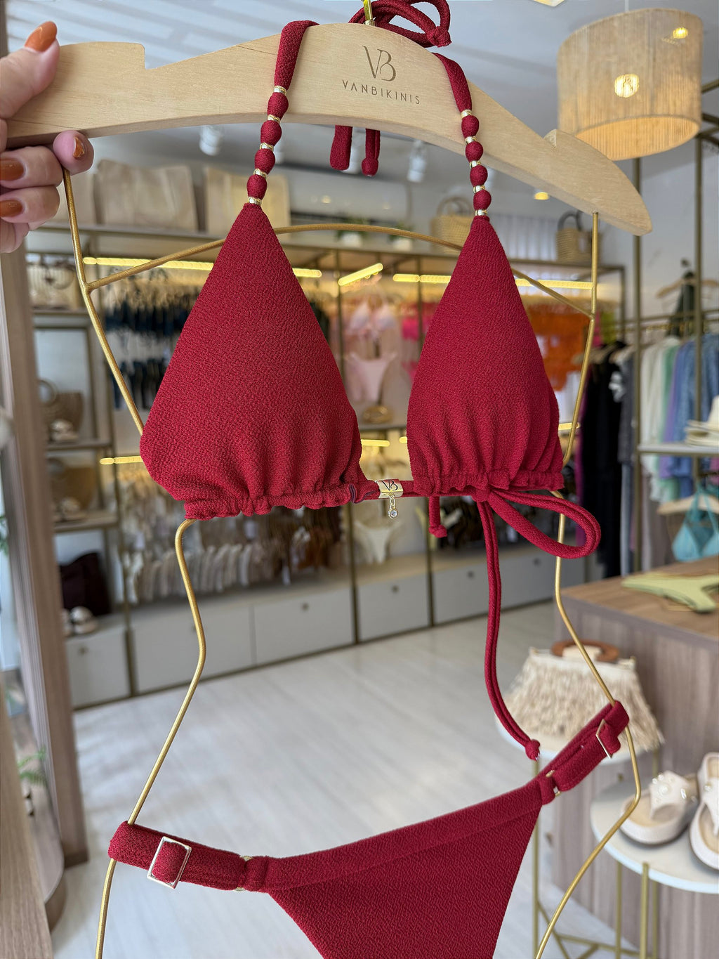 Cortininha Tulum vermelho ( CALCINHA NÃO INCLUSO)