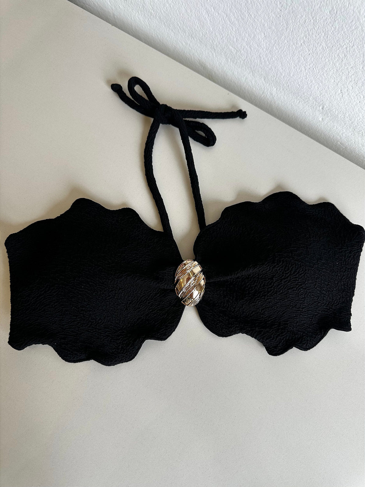 Top Nuvem Vórtex Preto (calcinha não inclusa)