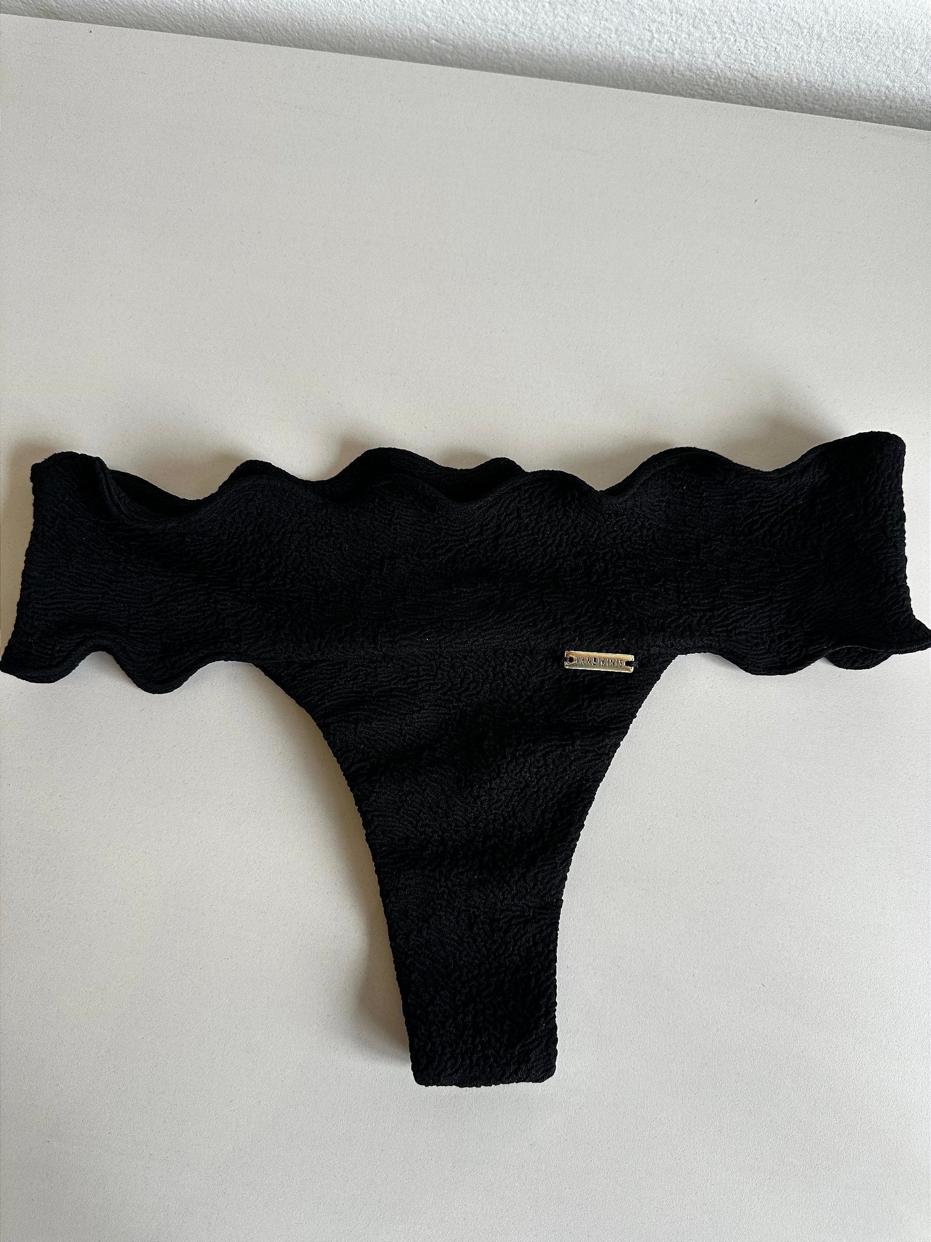 Calcinha Nuvem Vórtex Preto (BUSTO NÃO INCLUSO)