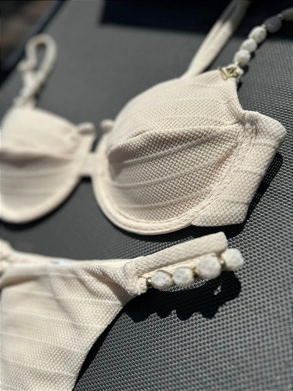 Meia taça Rivieira Off white (CALCINHA NÃO INCLUSO)