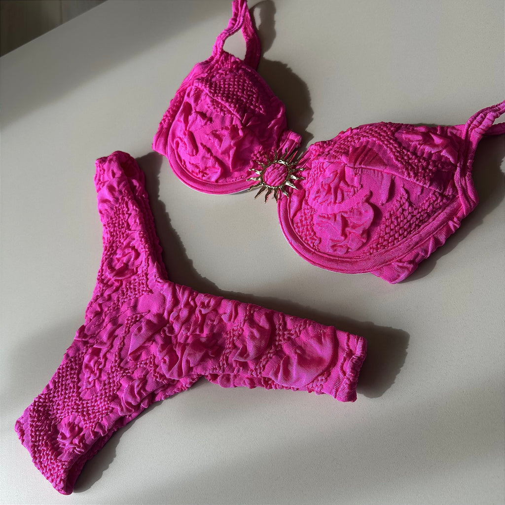 Calcinha Asa Delta Bali Rosa ( BOJO NÃO INCLUSO)
