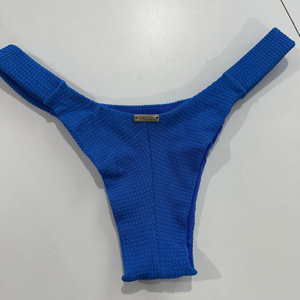 Calcinha Fita Shine azul (BUSTO NÃO INCLUSO)