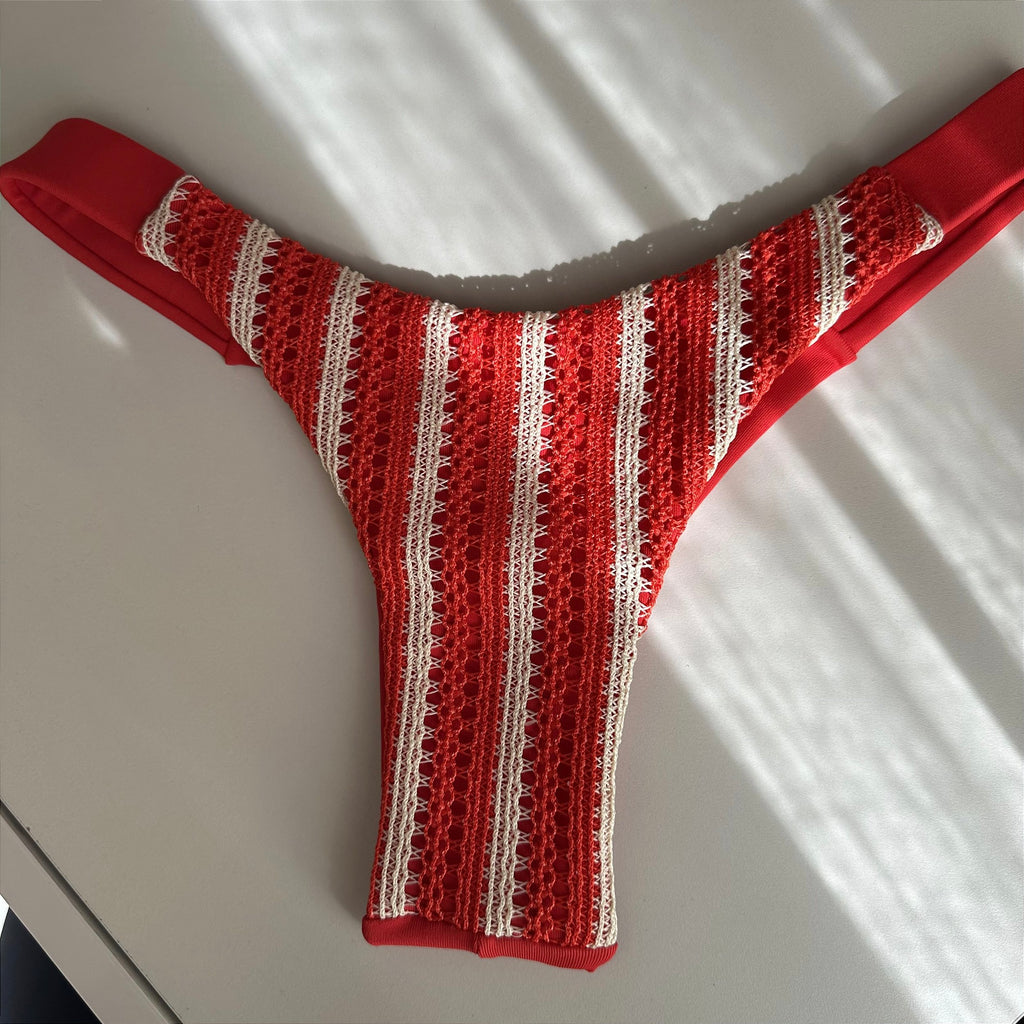 Calcinha Fita Trancoso vermelho (BUSTO NÃO INCLUSO)