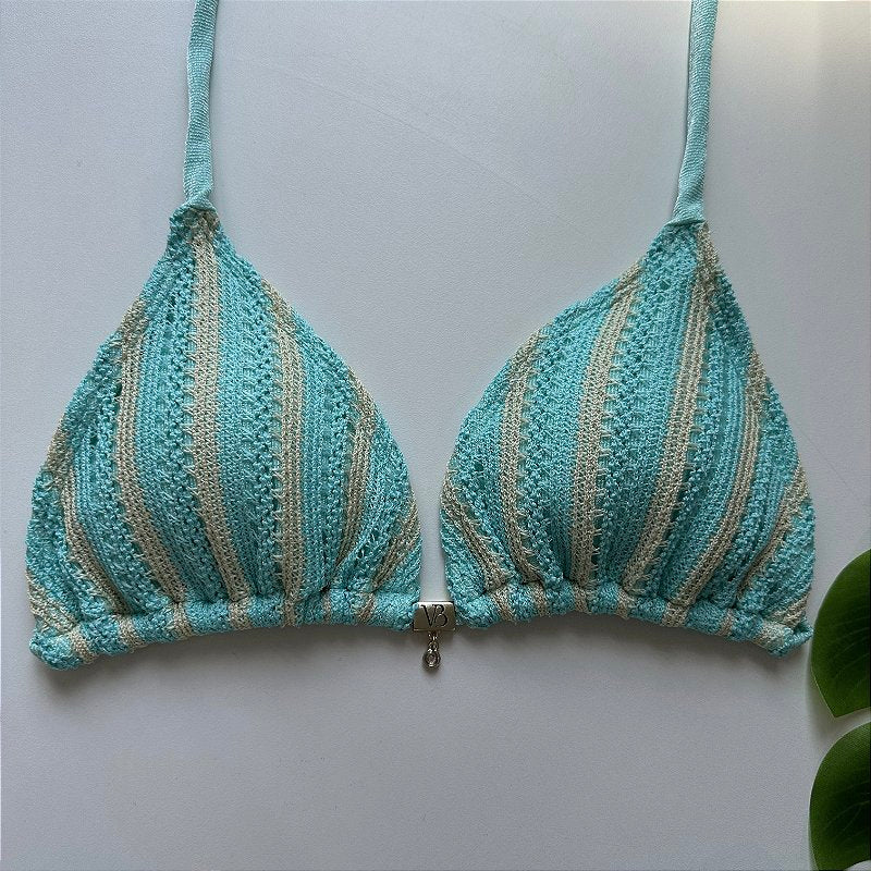 Cortininha Trancoso azul ( CALCINHA NÃO INCLUSO)