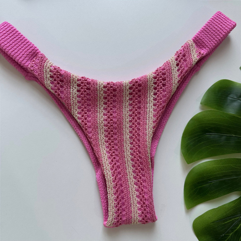 Calcinha Fita Trancoso Rosa (BUSTO NÃO INCLUSO)