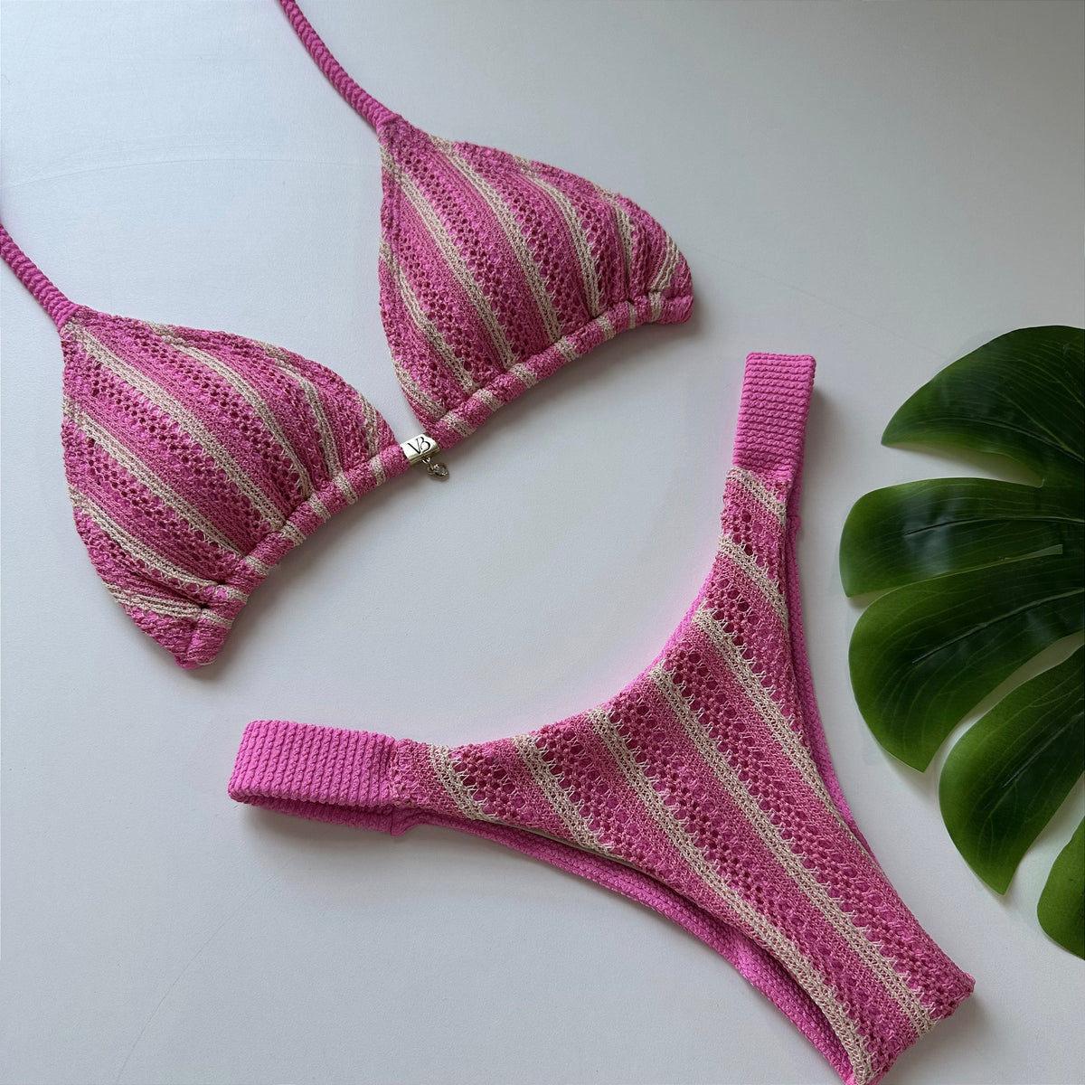 Cortininha Trancoso rosa ( CALCINHA NÃO INCLUSO)