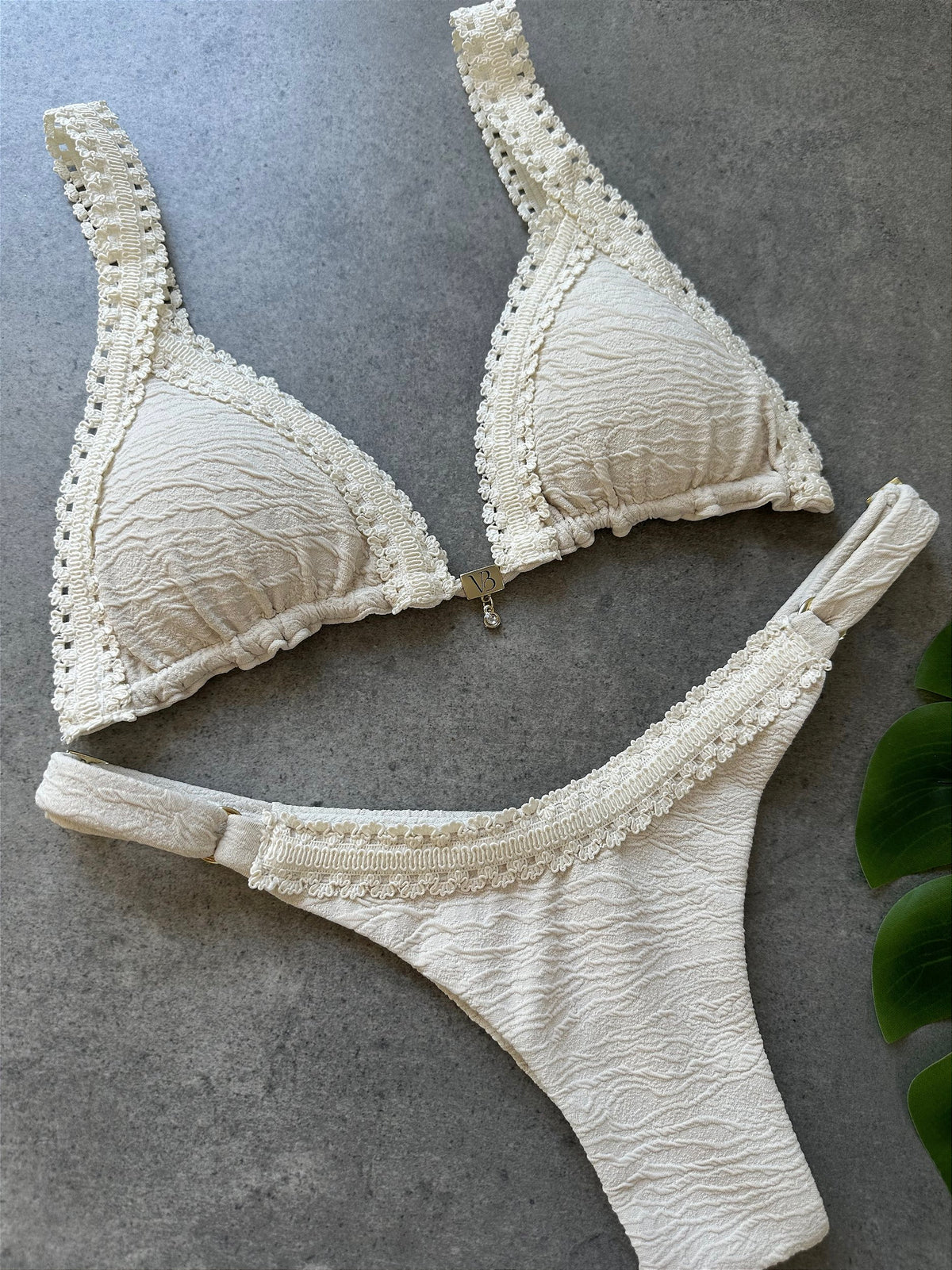 Calcinha Fita Renda-se Carmel Off White (BUSTO NÃO INCLUSO)