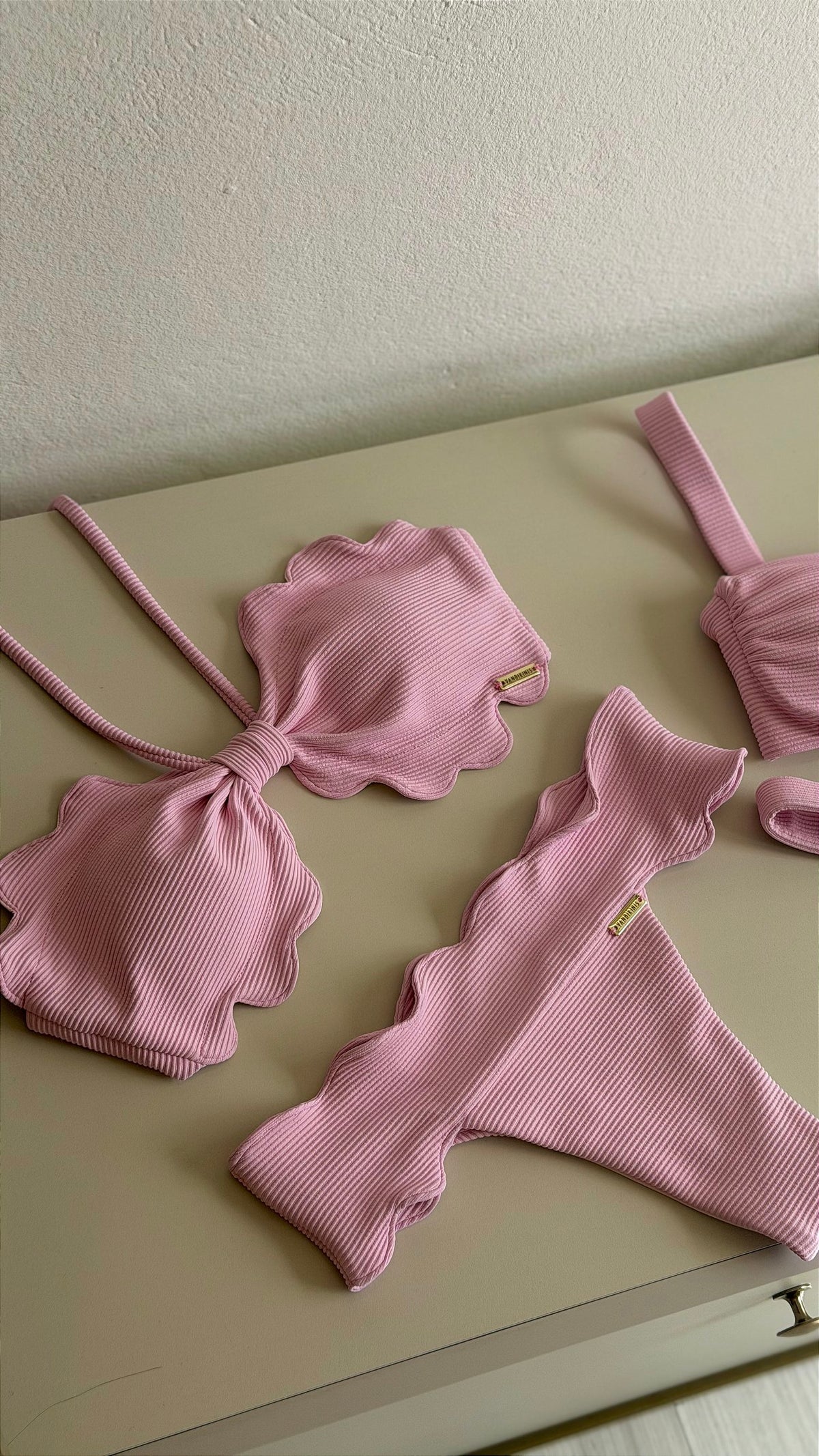 Top Nuvem Celinne Rosa (calcinha não inclusa) um