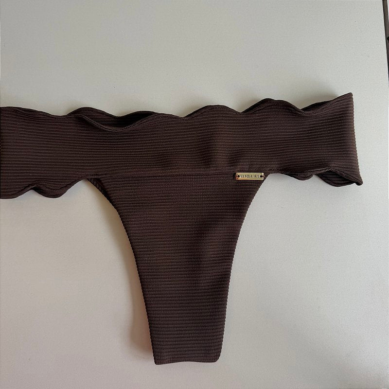 Calcinha Nuvem Celinne marrom (BUSTO NÃO INCLUSO)