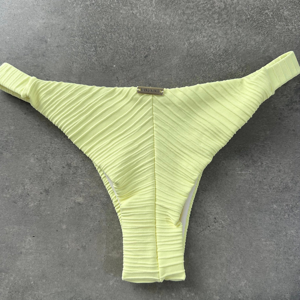Calcinha Fita Sunshine amarelo (BUSTO NÃO INCLUSO)