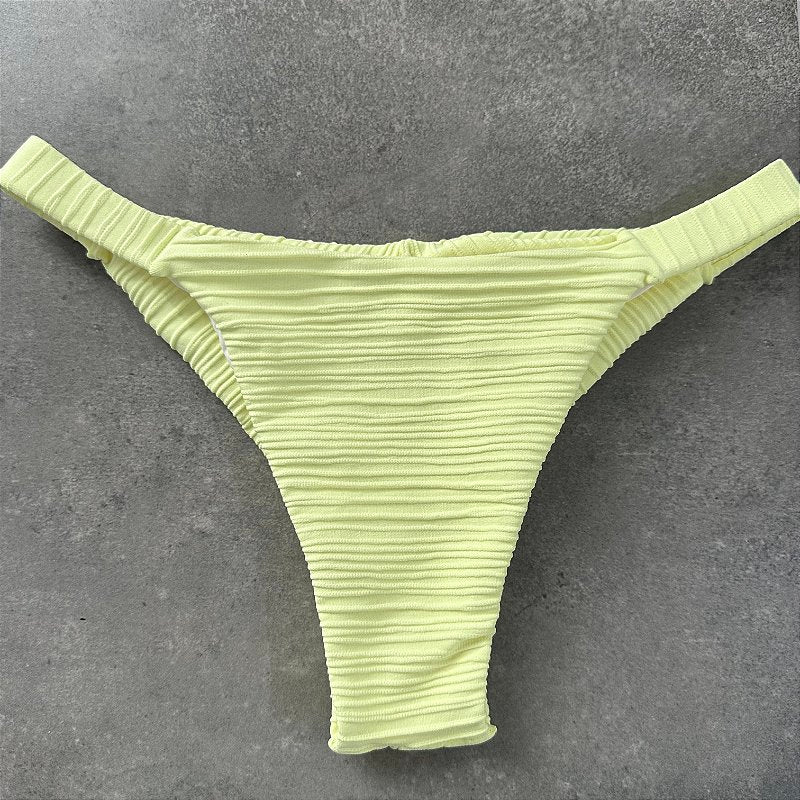 Calcinha Fita Sunshine amarelo (BUSTO NÃO INCLUSO)