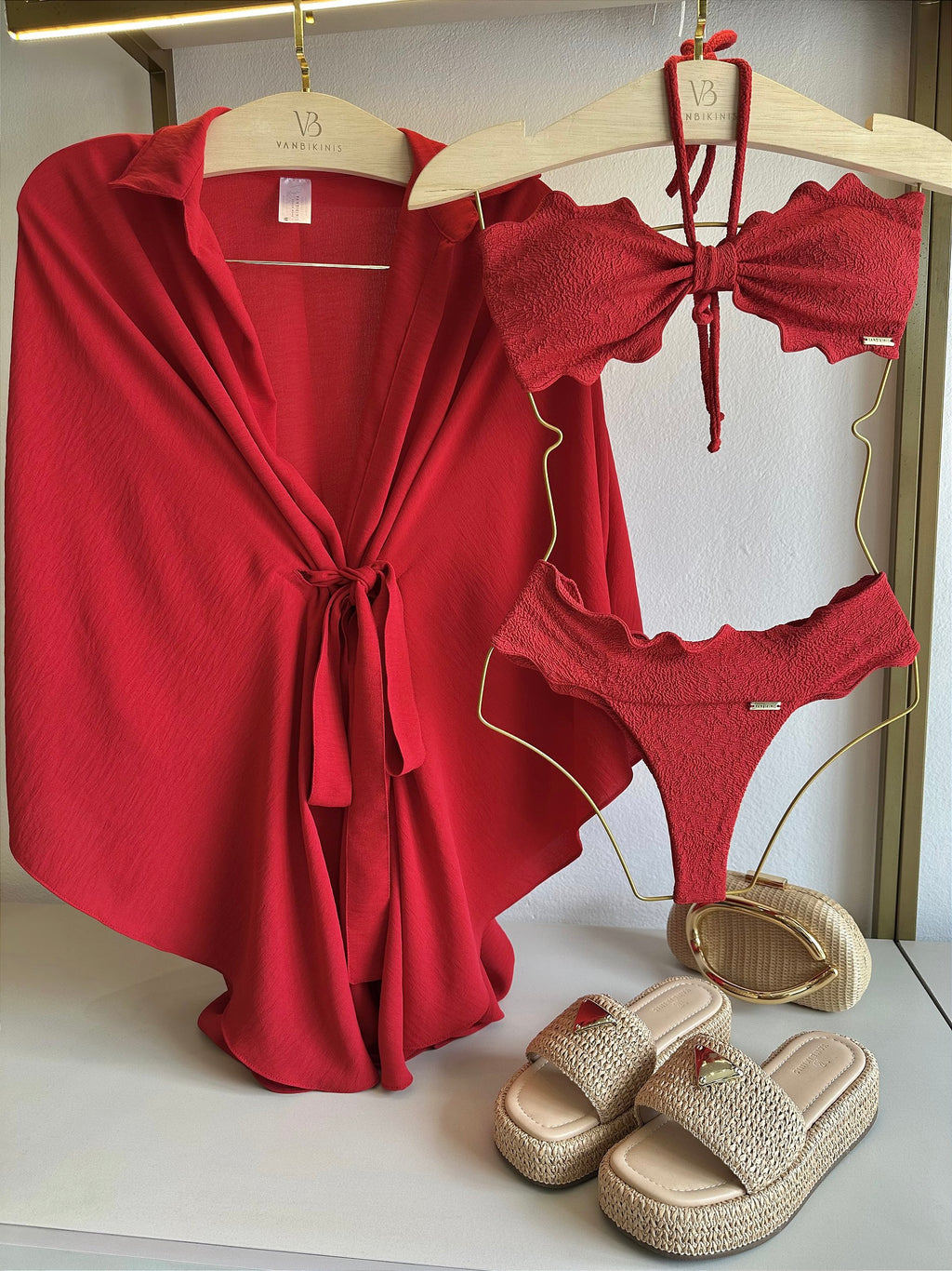 Saída de praia Atenas vermelho