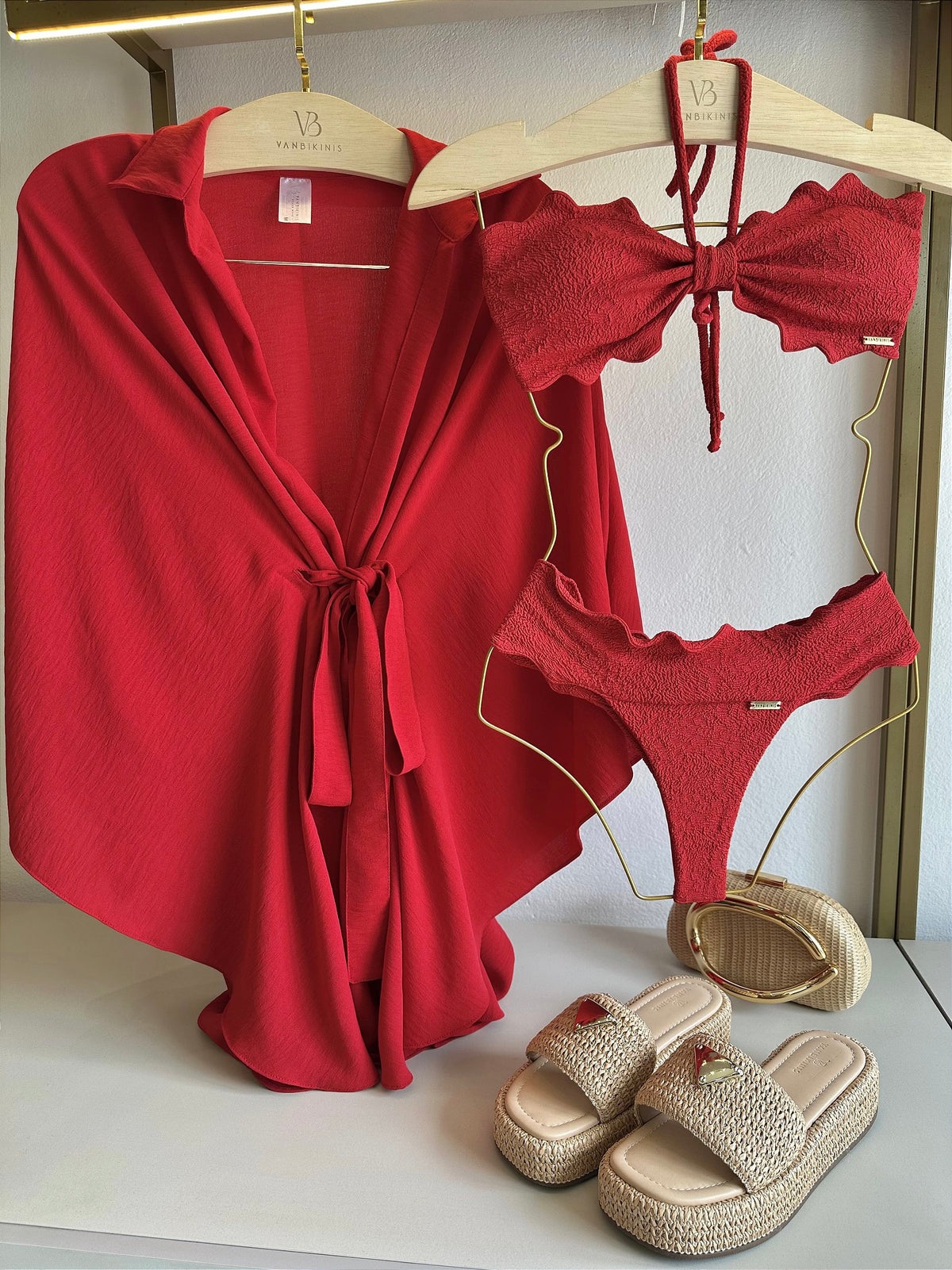 Saída de praia Atenas vermelho