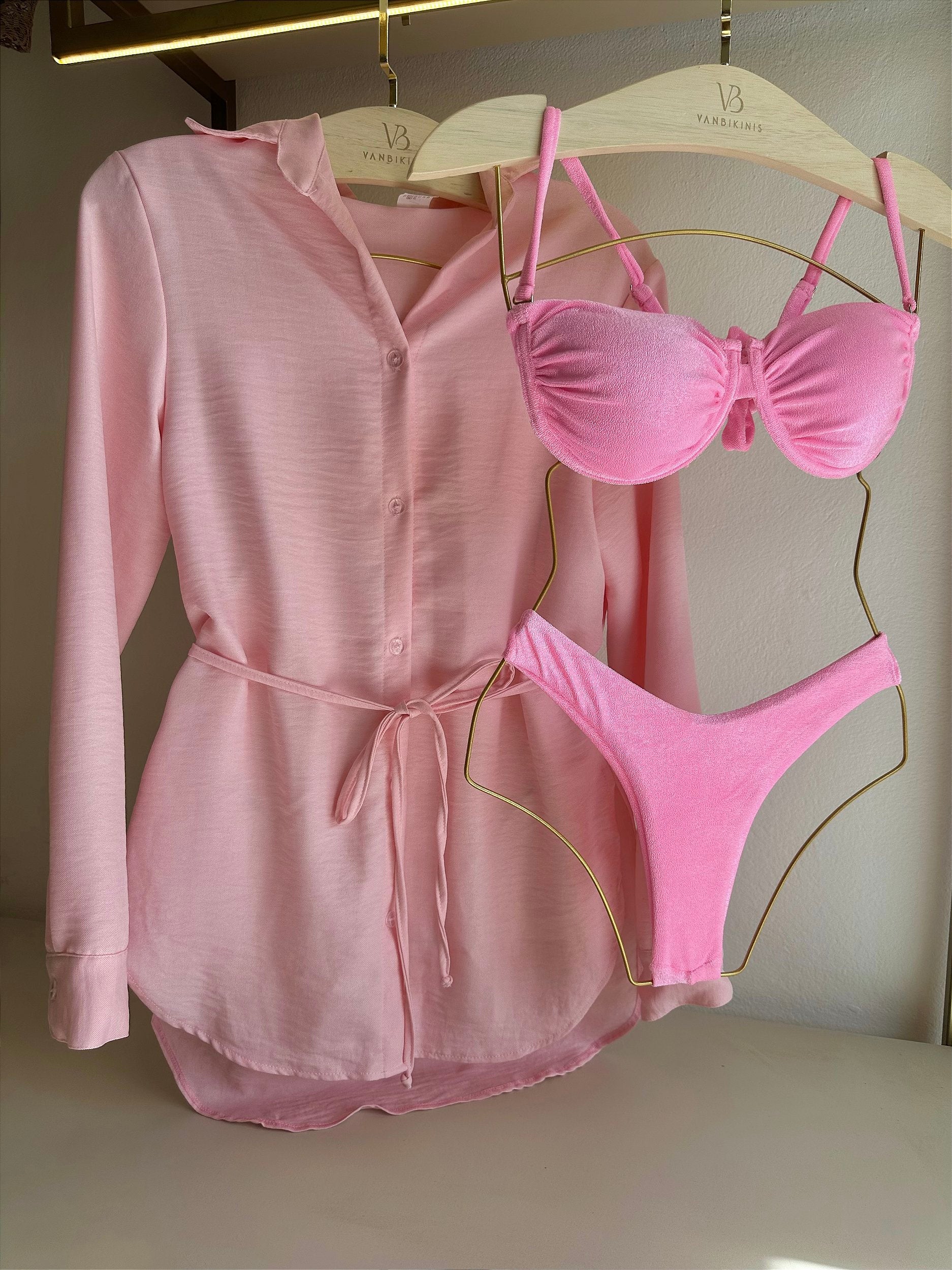 Camisa maldivas Rosa