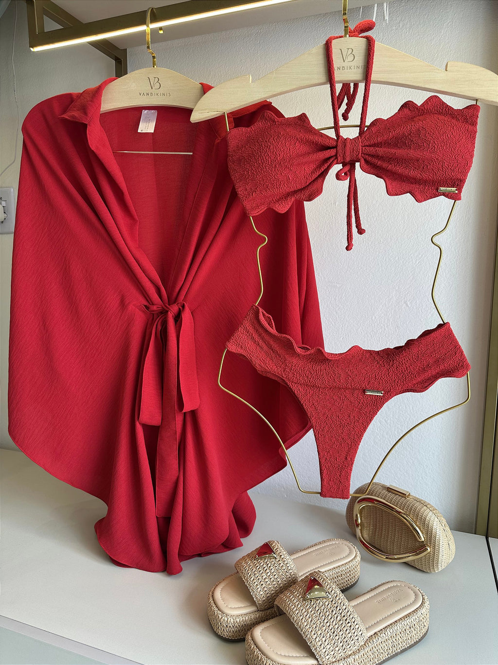 Saída de praia Atenas vermelho