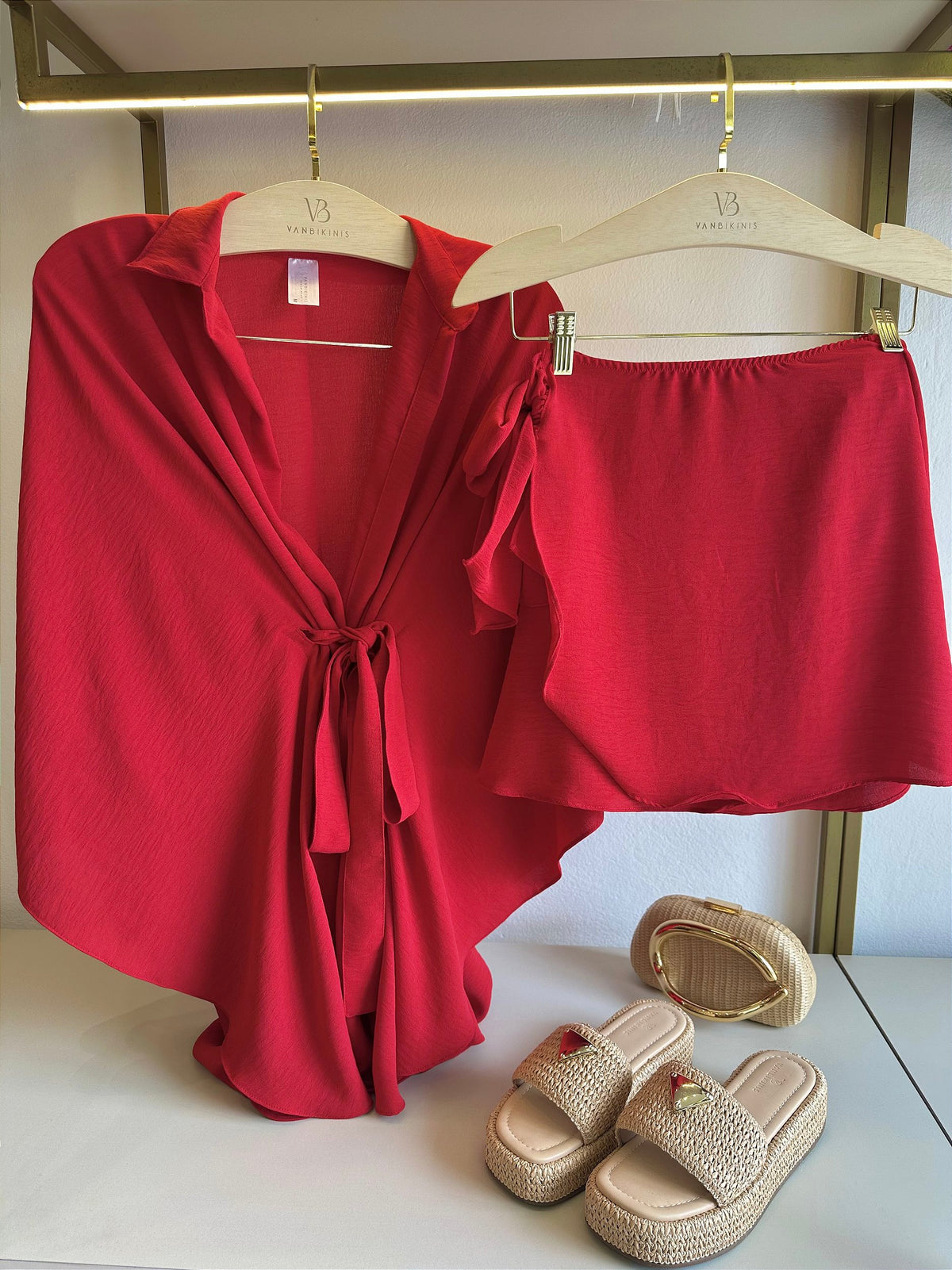 Saída de praia Atenas vermelho