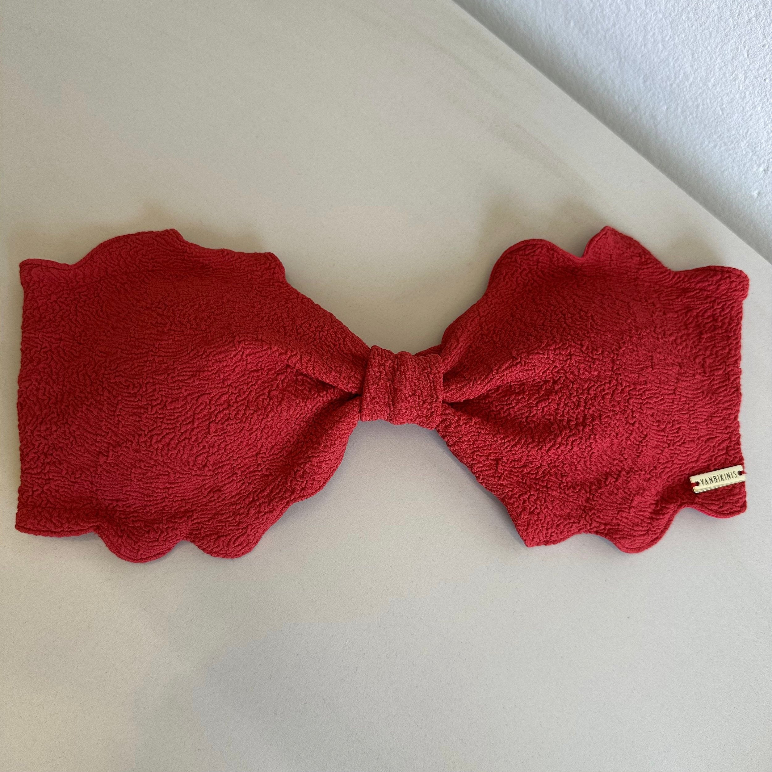 Top Nuvem Vórtex vermelho (calcinha não inclusa)