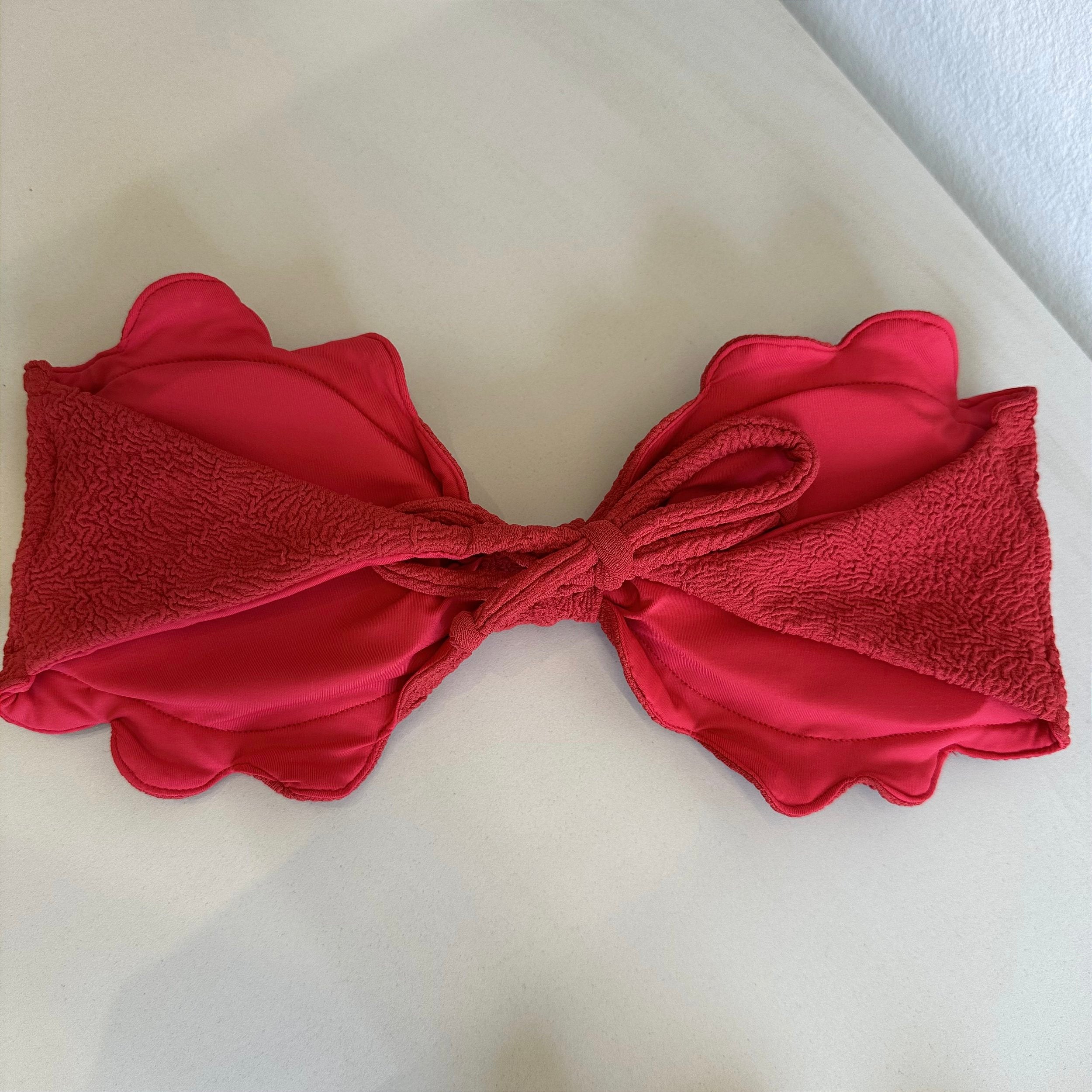 Top Nuvem Vórtex vermelho (calcinha não inclusa)