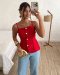 Blusa alfaiataria botões Cintia