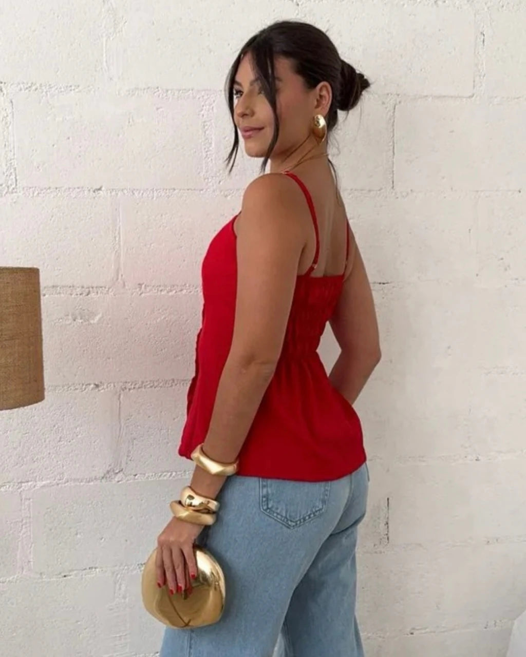 Blusa alfaiataria botões Cintia