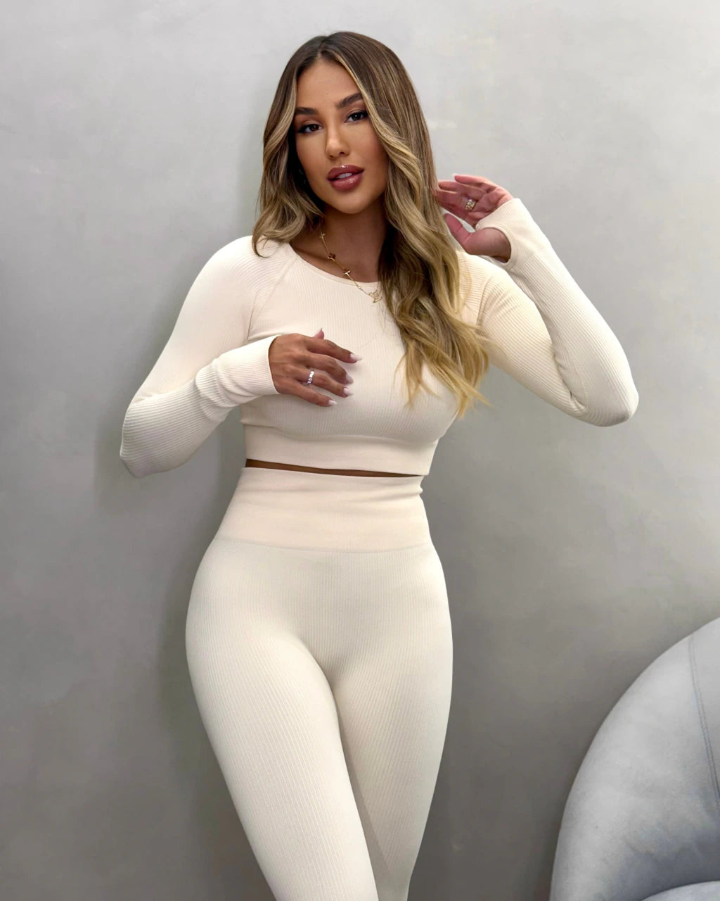 Conjunto Comfy Cropped e Calça